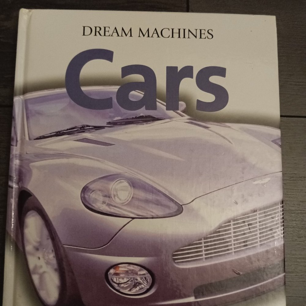 DREAM MACHINES CARS BY JONATHAN WOOD HARD BACK COVER